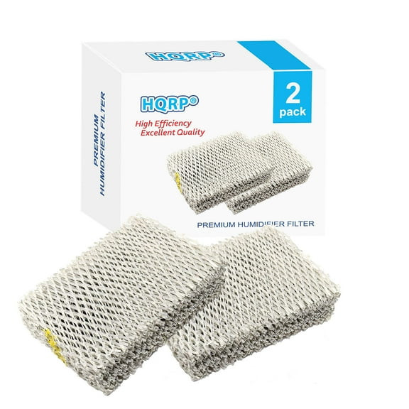 HQRP 2-Pack Humidifier Wick Filter for Hunter 31941 94124 Replacement fits Hunter 33201, 33202, 33204 Humidifiers