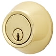 thumbnail image 2 of Hyper Tough Double Cylinder Deadbolt in Polished Brass Finish, 2 of 7