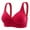 03 Red, variant on Awdenio Bras for Women , Woman's Fashion Plus Size Wire Free Comfortable Push Up Bra Underwear