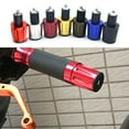 thumbnail image 2 of BIBABLYKE 1 Pair Motorcycle Handlebars Grips Plug Caps Univesal Aluminum Handle Bar Ends 7/8" 22mm Motorcycle Handlebar Ends Caps, 2 of 5