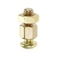 thumbnail image 3 of Uxcell Hexagon Brass Standoff Spacer Male-Female Screw Nut Kit 20 Sets 5mm+6mm, 3 of 5