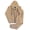 Beige, variant on Men's Subtle Executive Full Zip Hoodie & Jogger Set