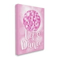 thumbnail image 3 of Stupell Industries Let's Dance Bold Pink Disco Ball Beauty & Fashion Painting Gallery Wrapped Canvas Print Wall Art, 3 of 5