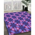 thumbnail image 3 of Ahgly Company Machine Washable Indoor Rectangle Transitional Bright Purple Area Rugs, 5' x 7', 3 of 7