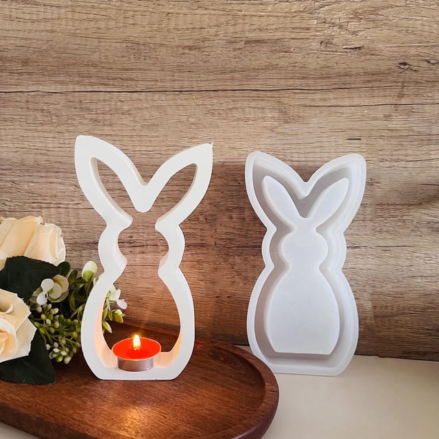 Silicone Moulds Easter Moulds Silicone Moulds Easter Bunny Casting Mould Rabbit Plaster For Casting Easter Silicone Moulds Easter Plaster Mould Rabbit Casting Mould (B) Pressure Pot for Resin Casting