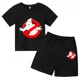 thumbnail image 4 of Conjunto de camiseta de algodón de la película de monstruos de Los Cazafantasmas para niños y niñas, ropa de cumpleaños con temática de verano de dibujos animados de anime, manga corta, 4 of 5