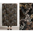 thumbnail image 3 of Soimoi Upholstery & Outdoor Fabric by 2 Yard - Leaves Pattern - 56" Wide Water-Repellent Cloth for Furniture, Bags & Patio Projects - Black, 3 of 7