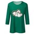 thumbnail image 3 of yunLCZ Basic T Shirts Women Baseball Mom Tshirt Baseball Heart Graphic Tee Funny Short Sleeve Tops, 3 of 4