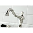 thumbnail image 4 of Kingston Brass KS1976PKL Duchess Widespread Bathroom Faucet with Brass Pop-Up, Polished Nickel, 4 of 8