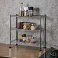 thumbnail image 3 of Ktaxon 3-Shelf Storage Rack, Metal Wire Shelving Rack 17.7"L x 8"W x 17.7"H, 3 of 7