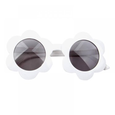 Kids Sunglasses VZXMKA Flower Sunglasses For Girls - 2 Pack Colorful Round Kids Sun Glasses For Beach & Party Colorful Children Sunglasses