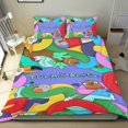 thumbnail image 1 of Tuca & Bertie Conjunto de sábanas temático, trío de piezas, cómodo y amigable con la piel, diseño único, regalo de decoración para el hogar para familiares, amigos y fans,140cm *210cm, 1 of 6
