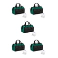 thumbnail image 2 of stanreset 1/2/3/5 Sac à Outils avec Bande Réfléchissante Sacs de Rangement pour Électricien Pochette de Grande Capacité Réglable Résistante à l'Usure Noir Vert/13 Pouces 5 Pcs, 2 of 6