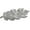 Silver, variant on HANDMADE ECO-FRIENDLY 100% ALUMINUM TRADITIONAL PATTERN BRONZE DECORATIVE TRAYS- 8.26'' x 4.13'' x 0.9'' SIZE, BRONZE COLOR, TRADITIONAL DESIGN, DECORATIVE TRAYS BBH HOMES