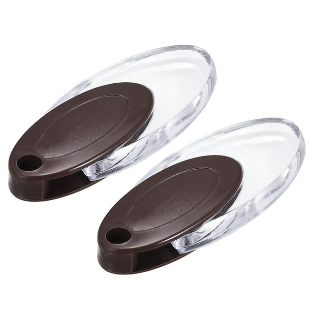 Unique Bargains Blinds Chain Handle, 2Pack 90mm Roller Shade Cord Weights for Window Parts, Coffee