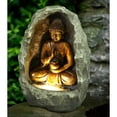 thumbnail image 2 of Hi Line 79485 Weatherproof Fiberglass Golden Buddha Fountain, Gold, 2 of 2