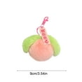 thumbnail image 3 of Kraoden Imitation Small Persimmon Keychain Pendant, Plush Car Keychain Ornament for Bags, Wallets, and Keys, Ideal Gift for Friends and Family, 3 of 6