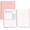 Pink, variant on Half Meeting Half Note - 7.5"x10" Professional Notebooks for Work - 160 Pages, B5 Size Project Planner, Spiral Meeting Agenda/Minutes Organizer for Women Men, Note Taking, Office & Business