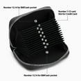 thumbnail image 2 of Eastnights Unisex Credit Card Holder Leather Small Zipper Wallet, Black, 2 of 5