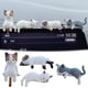 thumbnail image 1 of Set de figuritas de escritorio de mini gato de 5 – adornos de resina para gatos para salpicadero de coche, escritorio de oficina, decoración del hogar • accesorios duraderos para miniaturas, 1 of 1