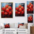 thumbnail image 4 of Designart "Fruit Sweet Strawberry Painting II" Farmhouse Floater Framed Wall Decor, 4 of 7