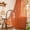 Orange, variant on Boho Curtains 70 inches Long for Bedroom Living Room, Crochet Country Lace Sheer Bohemian Hollow Knitted with Tassels,Window Treatment Drapes, Rod Pocket 1 Panel 59" W x 70" L,Burnt Orange