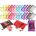 thumbnail image 1 of Bolsa de cosméticos Jexine de malla con cierre, 24 unidades, para mujer, 1 of 6