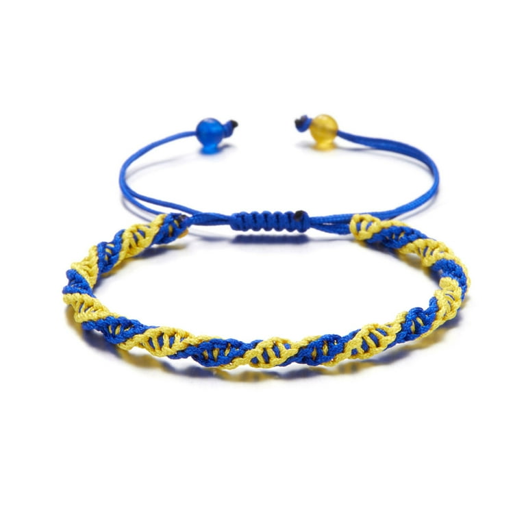 Yellow store string bracelet