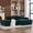 Dark Green, variant on Wansaly L-Shaped Deep Modular Sectional Seat Cloud Boneless Couch, Upholstered Corduroy Sofa for Living Room (Red, with Right Armrest)