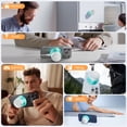 thumbnail image 5 of Portable Magnetic Mini Speaker, Bluetooth Speaker for Phone Stand & Kitche, Refrigerator, Anything Magnet, Gifts Cyan-White, 5 of 8