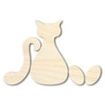 thumbnail image 2 of Unfinished Wood Cat - Craft Kit - up to 36" 6" / 1/8", 2 of 5
