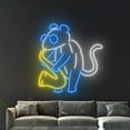 thumbnail image 5 of Handmadetneonsign Mouse Saxophone Neon Light, Mouse Led Light, Mouse Led Sign, Saxophone Neon Sign, 5 of 5