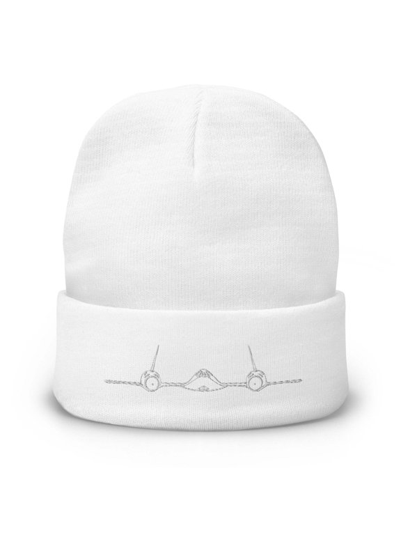 The Blackbird | SR-71 Blackbird Embroidered Beanie