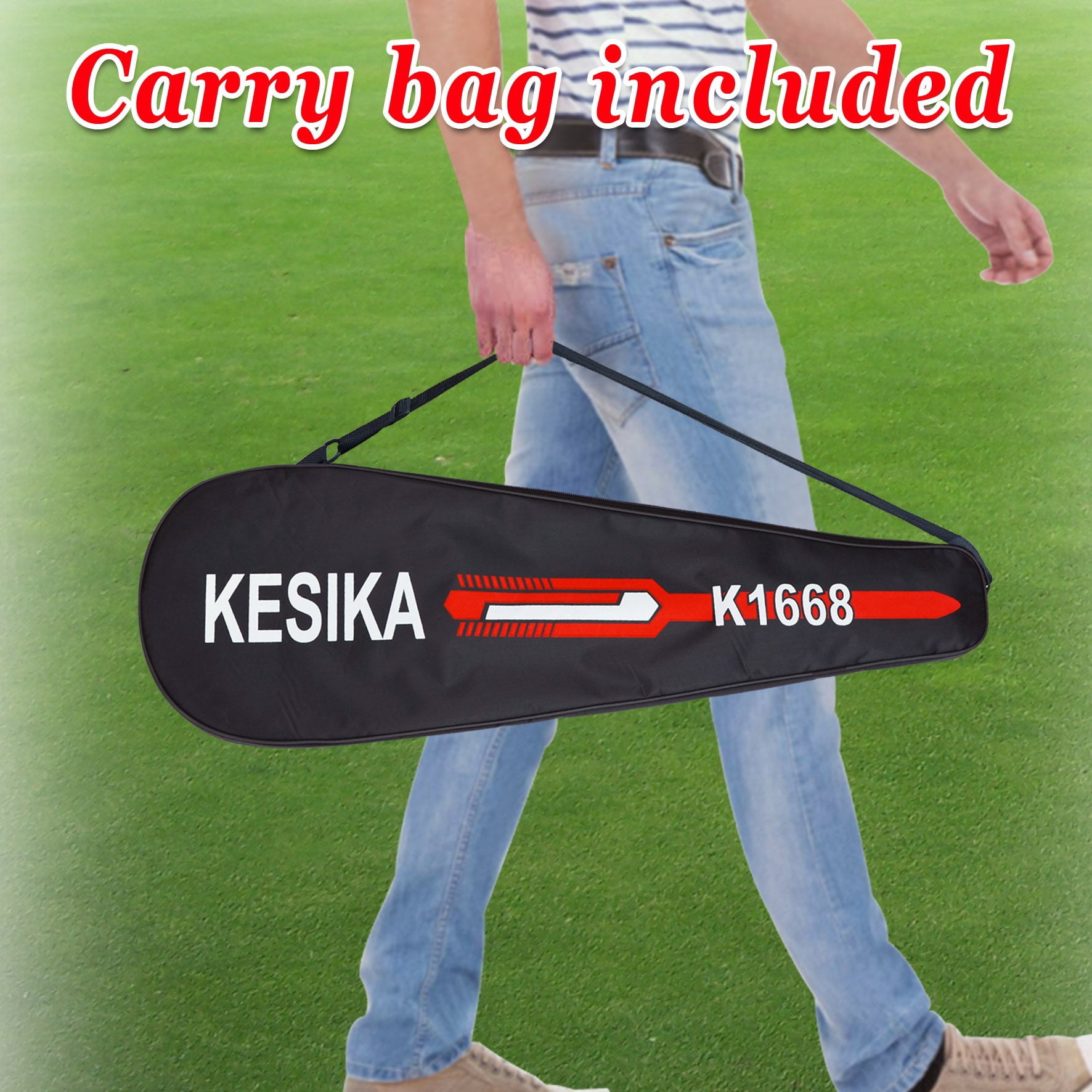 SUNRISEUMBRELLA Sports 2 Player Badminton Racket Set