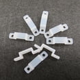 thumbnail image 3 of 50x LED Strip Mounting Clips 10mm Brackets Holders Plastic Silicone Screw Holes, 3 of 5