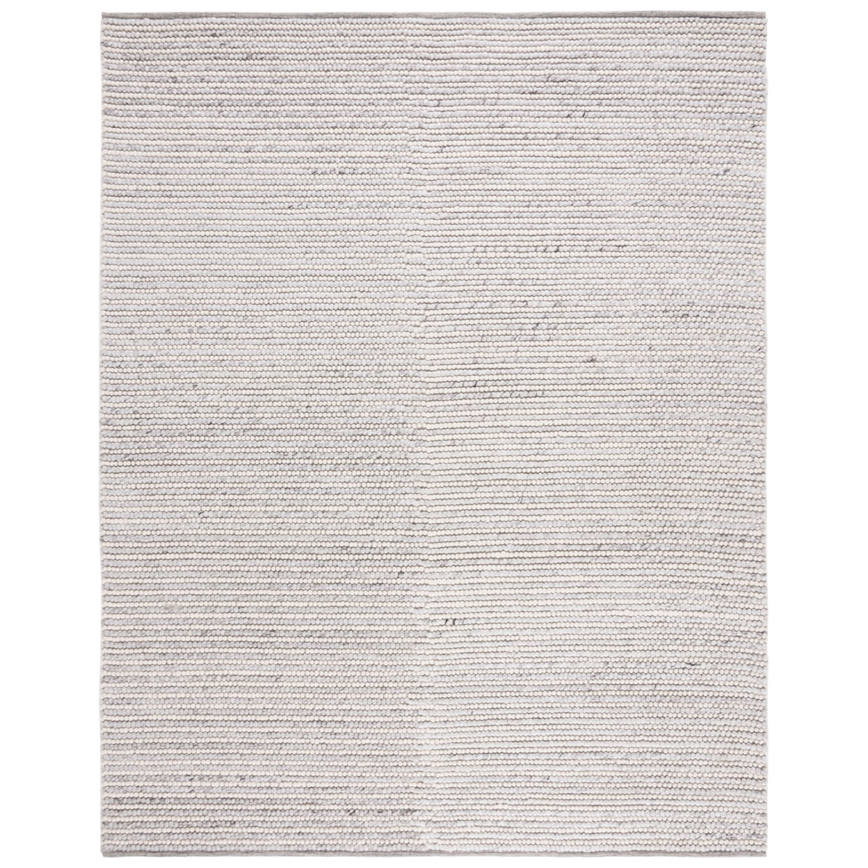 SAFAVIEH Martha Stewart Natura Striped Area Rug, Ivory/Light Grey, 5' x 8'