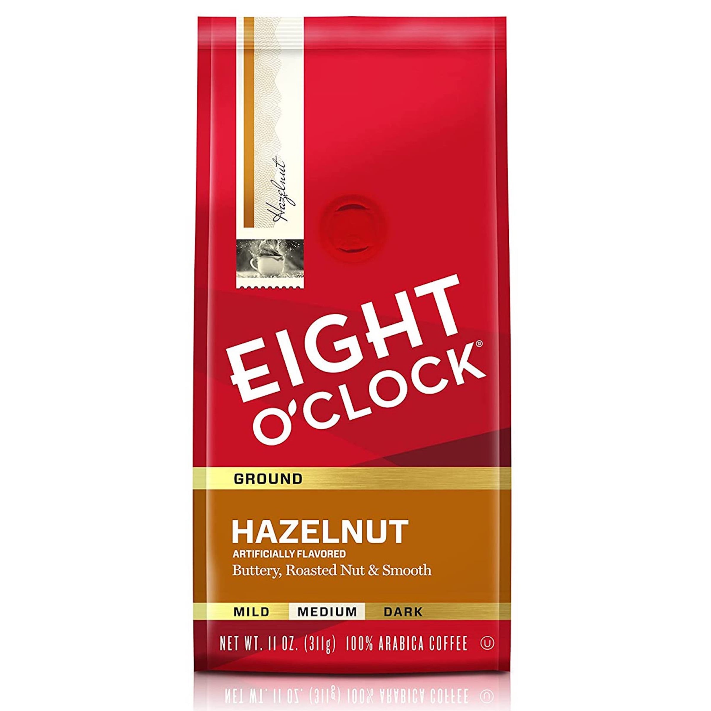 Eight O'Clock Hazelnut Medium Roast Ground Coffee 11 Oz. Bag