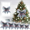 thumbnail image 3 of Darzheoy Large Christmas Bow, Large Bow Tie Christmas Bow Christmas Holiday Decoration Hotel Shopping Mall Decoration Pendant Hanging Decoration Wall Hanging, 3 of 3