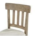 thumbnail image 6 of Steve Silver Napa Farmhouse Upholstered 42" Height Counter Chair, Set of 2, Cream, 6 of 7