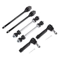 thumbnail image 1 of Unique Bargains 6pcs Kit de Suspensión Delantera Extremo Interior Exterior de Barra de Dirección Enlace de Barra Estabilizadora Delantera para Cadillac Escalade, 1 of 7