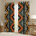 thumbnail image 2 of Manfei Tribal Aztec Curtains Pack of 2 (42x84 Each) for Adult, Vintage Bohemian Style Curtains Blackout, Hippie Geometric Bedroom Curtains, Curtains and Drapes Bedroom Decor, 2 of 6