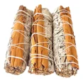 thumbnail image 1 of Sahumerio de Salvia Blanca con Canela 10 cm – Pack de 3 Piezas Aromas Cálidos y Herbales para Ambientes Acogedores, 1 of 3