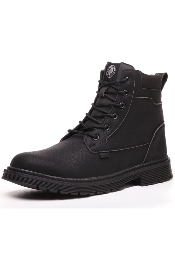 Men's Steel Toe, Memory Foam Safety Boots for Industrial Construction Work
