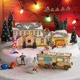 thumbnail image 2 of Adorno navideño de escritorio, muñeco de nieve, regalo de Navidad para niños, novela, jardín, casa, país, escena callejera, adorno artesanal de resina, 2 of 5