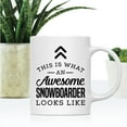 thumbnail image 2 of Koyal Wholesale Ceramic Coffee Tea Mug, This is What an Awesome Snowboarder Looks Like, 2 of 4