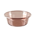 thumbnail image 1 of Brown Thickened Transparent Plastic Wash Basin With Hanging Hole For Household Dormitory Bathroom Kitchen 9.4 Inch, 1 of 7