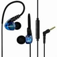thumbnail image 1 of wonima11 Wired Over Ear Earbuds for Kids Women Small Ears, Sport in-Ear Headphones Earhook Earphones for Running Exercise Jogging, Ear Buds with Case Microphone and Volume for Cell Phones Laptops Blue, 1 of 1