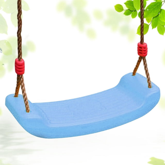 Juego de asiento de columpio Árboles Asiento de columpio Cuerdas ajustables Juego de tablero curvo Cuerda duradera Silla de columpio ajustable Juguete CUTICAT columpio colgante