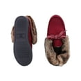 thumbnail image 3 of Isotoner  Microsuede Nelly Moc Bootie Slippers (Women), 3 of 4