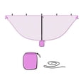 thumbnail image 2 of Mosquitera Ligera Y Transpirable Para Acampar Con Mosquitera Con Cuerda Colgante De Y Bolsa De Transporte rosado DYNWAVEMX mosquitera hamaca, 2 of 8